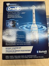 NIB Oral-B Genius Toothbrush Patient Starter Kit plus extras refills