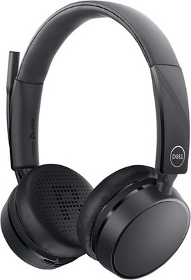 Dell Pro Wireless-Headset WL5022 On-Ear kabellos, Bluetooth, USB, Schwarz