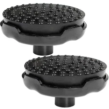 2x Universal Floor Jack Lift Point Saddle w/Rubber Pad Adapter Pinch Weld 4 Tons