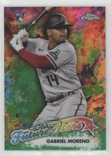 2023 Topps Chrome Logofractor Edition Green Refractor 98/99 Gabriel Moreno 18k3