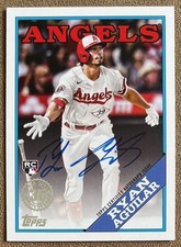 2023 Topps '88 Rookie Autograph #88BA-RA Ryan Aguilar Los Angeles Angels Auto RC