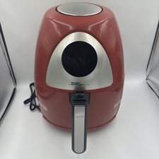 Power AirFryer XL Pro Red 1600W 3.4QT Air Fryer   New Open Box   No Manual