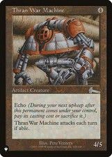 [MTG] Thran War Machine (ULG-134) (PLST) NM