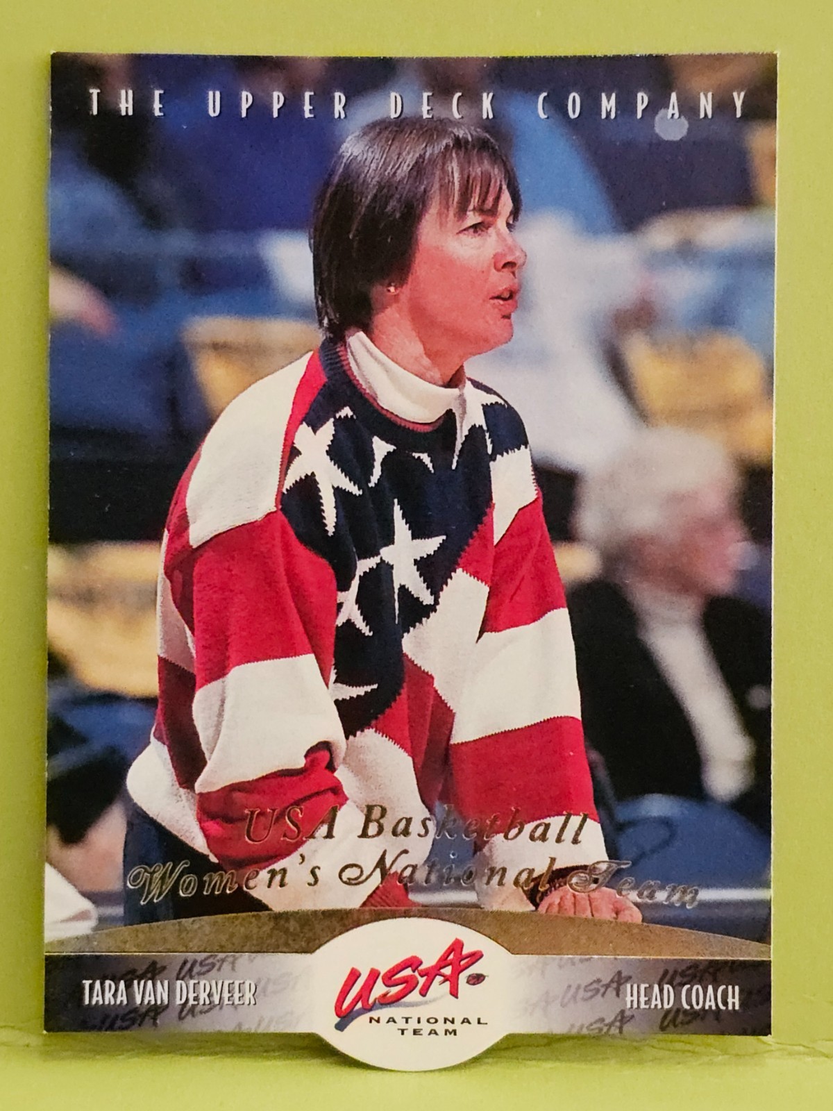 1996 Upper Deck #72 Tara Van Derveer Women's USA Basketball Card