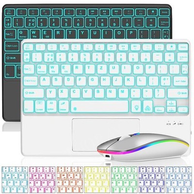 Beleuchtete Tastatur Maus für Huawei Honor X8 Pro X9 MatePad 11 SE T10S M6 10.8