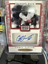 COREY TAYLOR 2021 SAGE Premier Draft Auto RC RED TULSA
