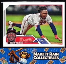 Ozzie Albies 2023 Topps Series One #81 Atlanta Braves Baseball