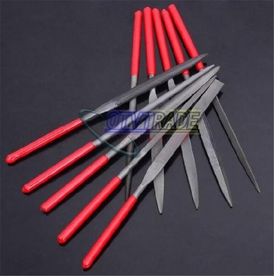 10pcs   File Set Files For Metal Glass Stone Carving   DG NEW *lh