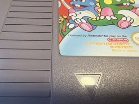 Bubble Bobble NES Authentic Cart. Cleaned And Tested. Very Clean Copy.