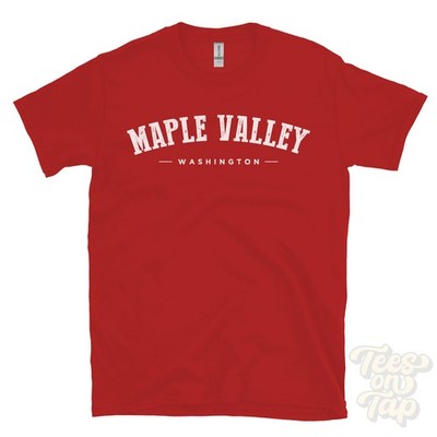MAPLE VALLEY WASHINGTON T-SHIRT King USA retro varsity style hometown gift idea