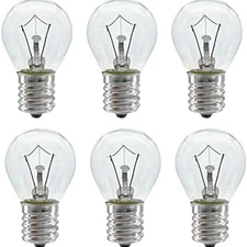 Lava Lamp Bulb 6 Pack 25 Watt Lava Lamp Light Bulb S11 E17 Base 120 Volt Lava...