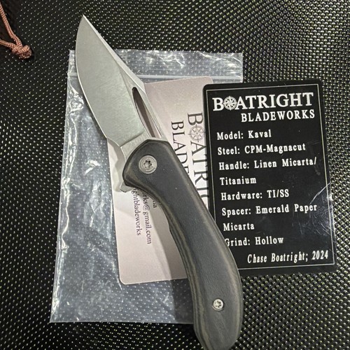 Boatright Bladeworks Custom Folder-Kaval-Maganacut RARE