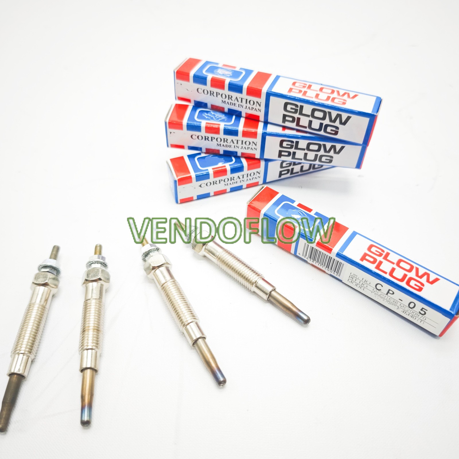 4X For Mitsubishi 4M40T 4M40 ME201638 ME200970 Glow Plug HKT CP-05