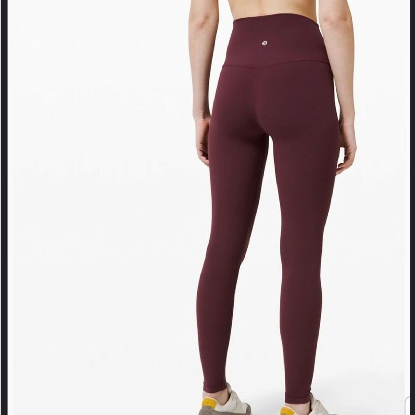 lululemon athletica high rise align Burgundy Leggings