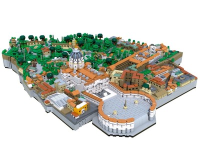 Weltikone Vatikanstadt Bausteine Set MOC-208889 4879 Teile Bausteine