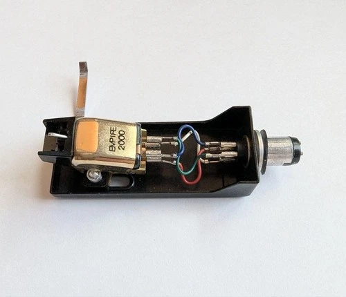 Empire 2000 MM Phono Cartridge with Sansui Headshell Vintage Turntable Tested