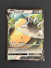 Snorlax V Holo Ultra Rare SWSH01: Sword & Shield Base Set 141/202 LP A3 on eBay