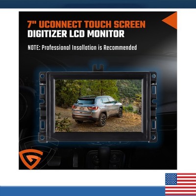 7'' LCD Touch Screen w/ Frame For 2018-2020 Jeep Compass Radio Navigation Replace