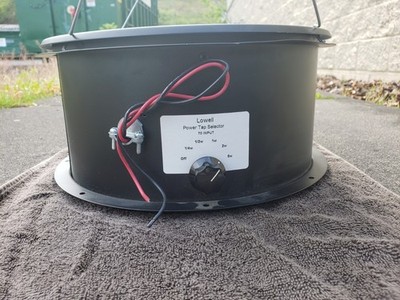 Lowell SM805A 8'' Dual Cone 12W 70V Sound Masking Speaker (Open Box)