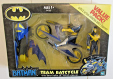 2001 Hasbro Batman Team Batcycle Jetwing Sidecar Vehicles Figurines NOS Sealed