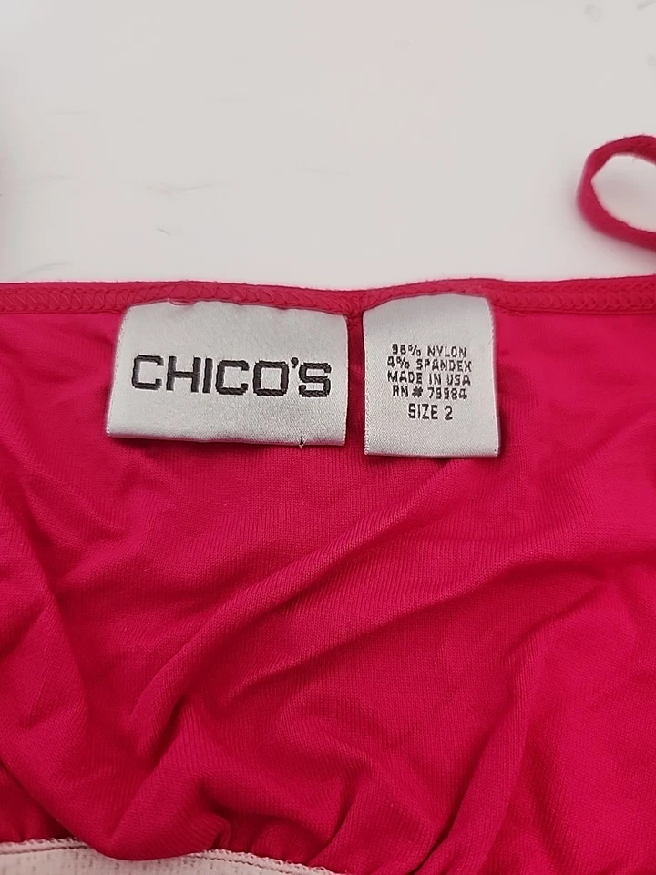 Camisola recortada con correa de espagueti rosa para mujer Chico talla 2 Foto 2 de 4