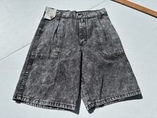 Vintage 90 s Kids Wrangler Sport Shorts Sz 16 Jean Acid Wash