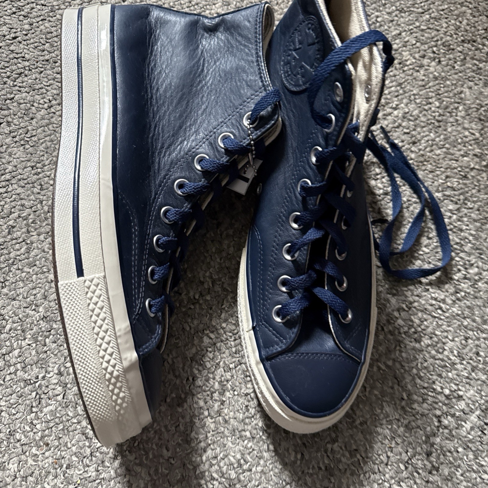 Converse Chuck Taylor All Star 70s Navy Leather 9.5 Converse X Anthony RRP £150 image 9
