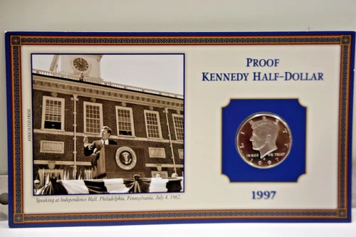 1997-S Kennedy Half Dollar Proof — photo from the most recent tracked eBay sale