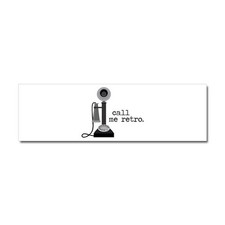 CafePress Call Me Retro Car Magnet 10 X 3 Car Magnet (1335778874)