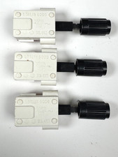 3 x Lorlin 6000 Vintage On/Off Push Button TV Switch PYE Philips 250V NOS