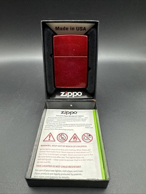 Zippo Windproof Lighter | Candy Apple Red New Broken Seal