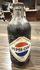 Vintage Pepsi-Cola Full Unopened Glass Bottle Original Label & Cap 1960 — photo 1