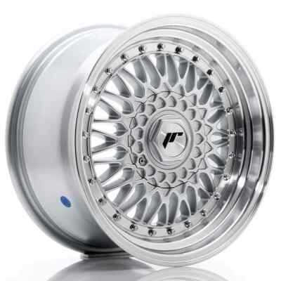 4x Japan Racing JR9 16x8 ET25 4x100/108 Silber 16 Zoll Alufelgen rims RS mit TÜV