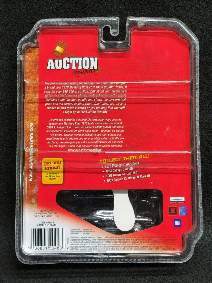 Johnny Lightning Auction Insanity '70 Plymouth AAR Cuda Foto 3 de 3