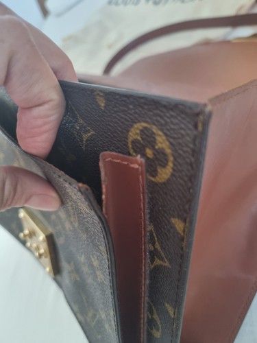 Louis Vuitton Monceau 26 Shoulder Bag Brown Leather - Picture 3 of 13