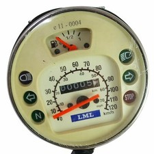 NEW PX LML PX125 PX150 VBX VNX STELLA SPEEDOMETER ASSEMBLY 120 KMPH