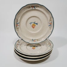 International Stoneware China Marmalade Goose Saucers Set of 4 Japan