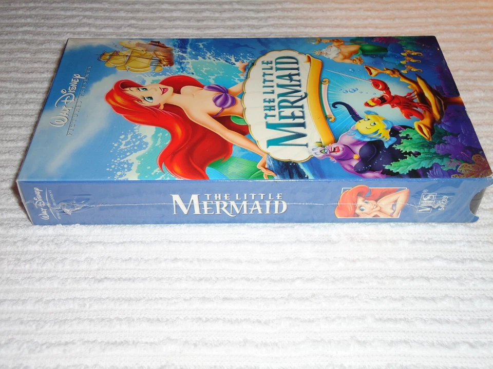 The Little Mermaid VHS 2007 Disney's Movie Club VERY RARE LATE RELEASE plays - Image 4 of 4
