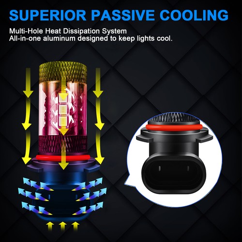 For Lexus ES350 2007 2008 2009 6x 8000K Front LED Bulb Headlight Hi/Lo+Fog Lamp - Picture 12 of 12