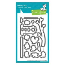 Lawn Fawn Lawn Cuts Custom Craft Die Backyard Bird Feeder
