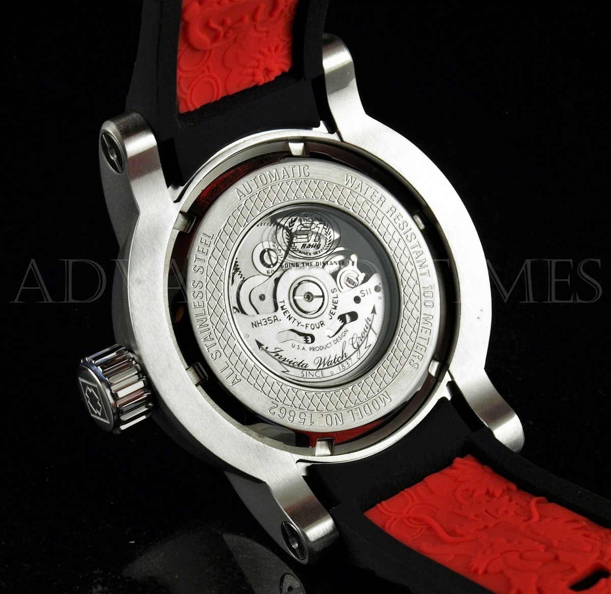 Invicta watch 時計 yakuza edition 48mm Invicta 48mm S1 YAKUZA DRAGON NH35A Automatic Silver Dial Black