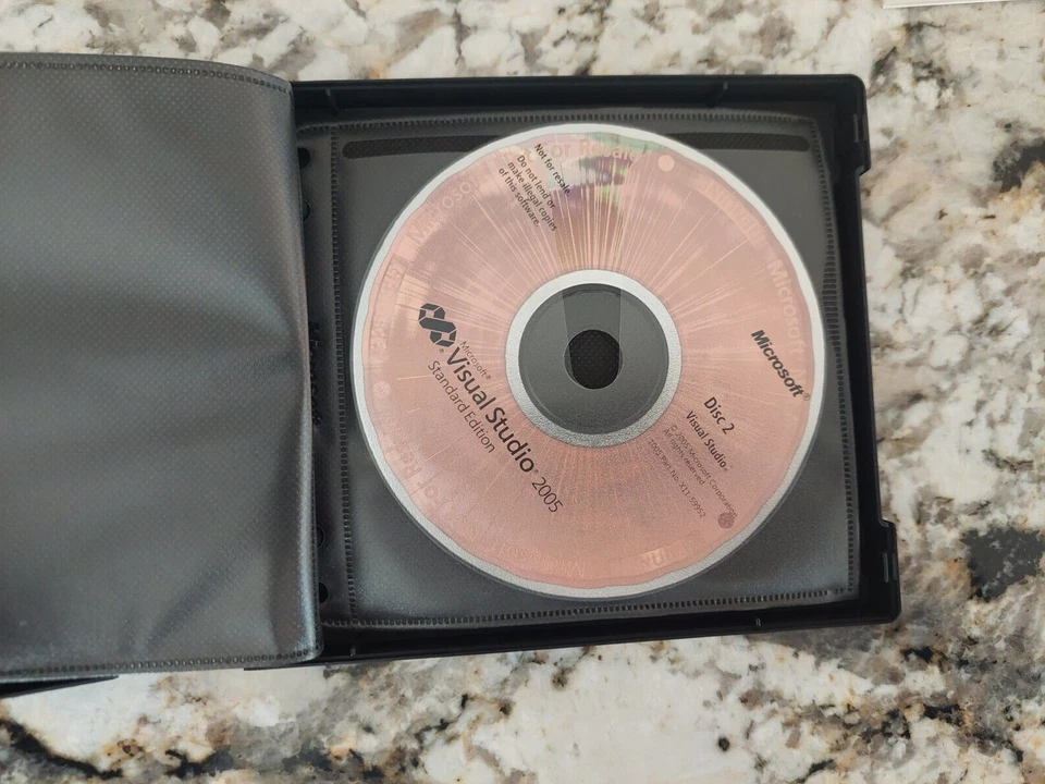 Microsoft Visual Studio 2005 Standard 5 Disc Set - w/ Key - Image 4 of 4
