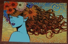 Chuck Sperry Art Tethys Showcard Mini Print Postcard 2014 Muses Show Naiad Lady