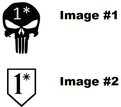 1* One Asterisk Ass to Risk Vinyl Decal Sticker Police Military Many Colors