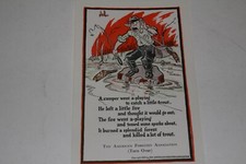 1924 American Forestry Advertising Fishing Scene Leaflet, Original