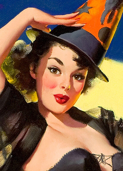 Gil Elvgren 1958 PinUp Girl 