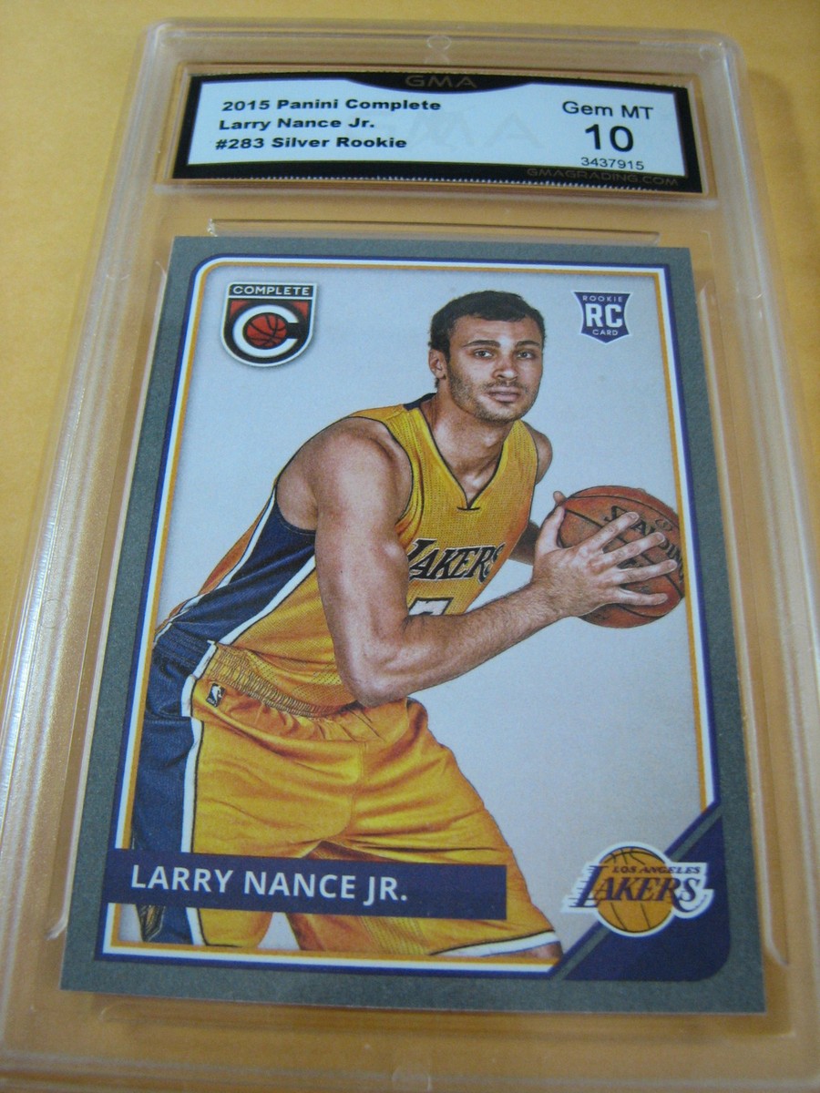 LARRY NANCE JR LAKERS 2015 PANINI COMPLETE SILVER ROOKIE RC 283  GRADED 10