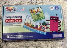 hand2mind Numberblocks Sequencing Puzzle Set, Sequence Cards, Matching Game,...