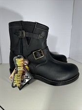 Chippewa Motorcycle Boots 27872 Steel Toe ANSI 75 Rating Vibram Soles Size 10D