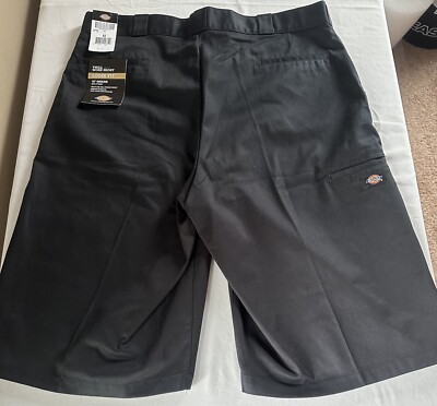 Dickies 15” Mens Twill Work Shorts Loose Fit Sz 42 Black NWT | eBay